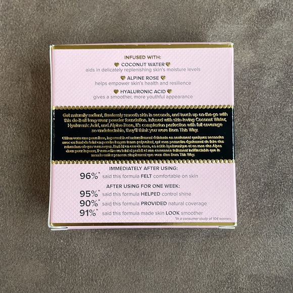 TOO FACED BORN THIS WAY COMPLEXION POWDER oil free cruelty free vegan Chai nwt - Picture 3 of 7